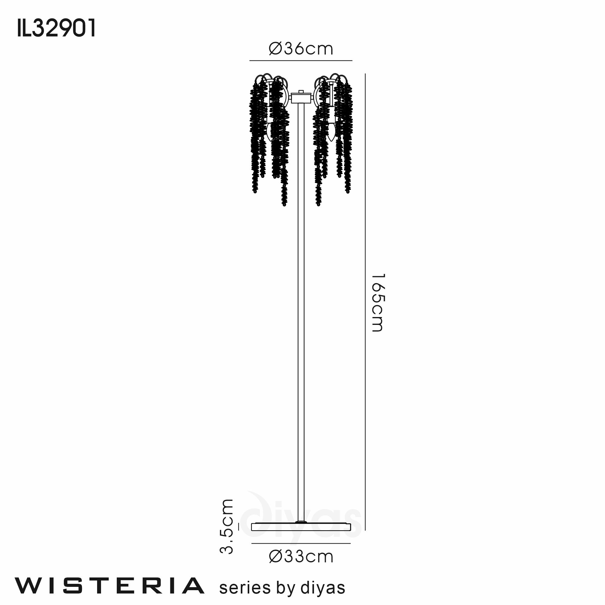 Wisteria French Gold Crystal Floor Lamps Diyas Designer Floor Lamps Wisteria French Gold Crystal Floor Lamps Diyas Designer Floor Lamps